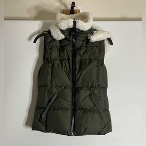 Aqua Vest Womens Medium Hoodie Full Zip Puffer Jacket